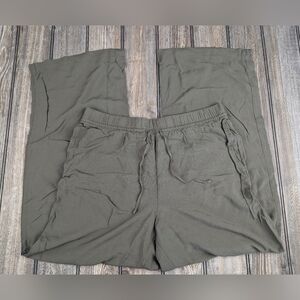 H&M Khaki Wide Leg Pants